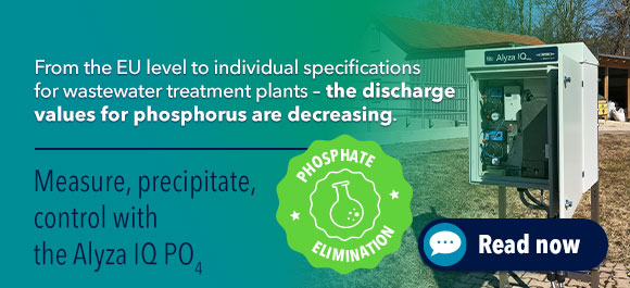 Phosphate elimination – measure, precipitate, control with the Alyza IQ PO4